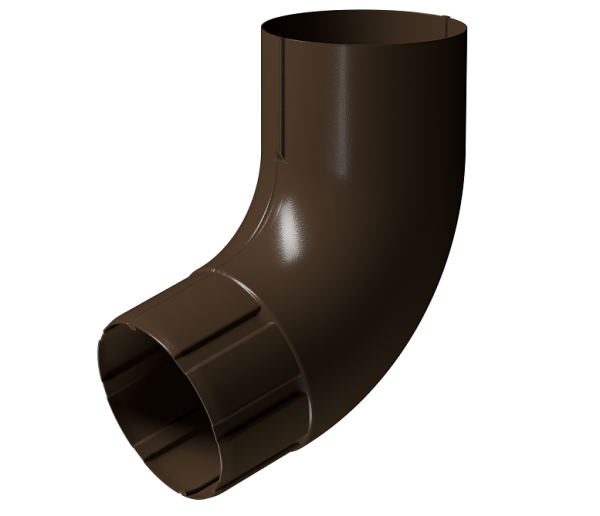 Колено 72° D90 Döcke STAL PREMIUM Каштан, (RAL 8017) купить в Азове