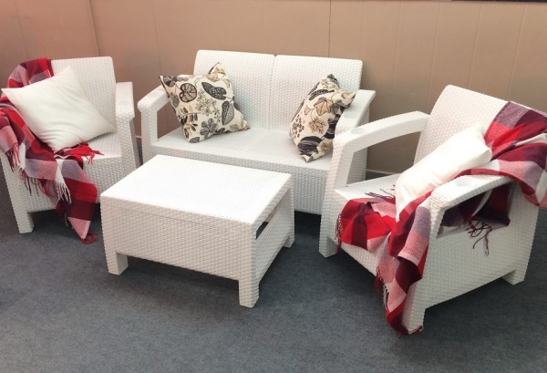 Комплект Yalta Terrace Set белый купить в Азове
