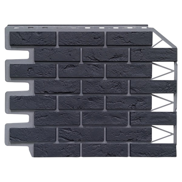 Фасадная панель FineBer, Кирпич Баварский, Графит купить в Азове