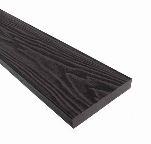 Террасная доска из ДПК Terrapol Смарт 3D Полнотелая без паза Черное дерево купить в Азове