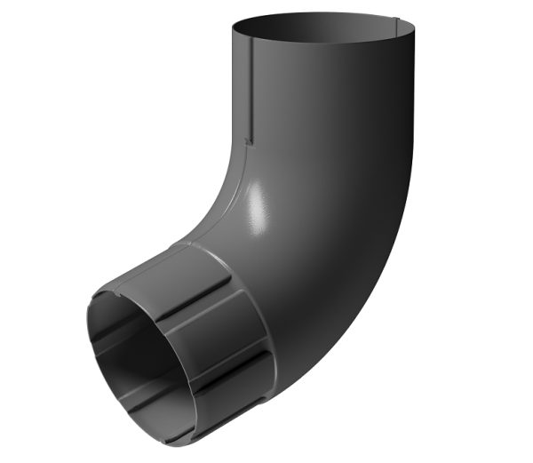 Колено 72° D90 Döcke STAL PREMIUM Графит, (RAL 7024) купить в Азове