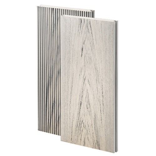 Террасная доска из ДПК Bruggan Multicolor Полнотелая 140мм Белый дым купить в Азове