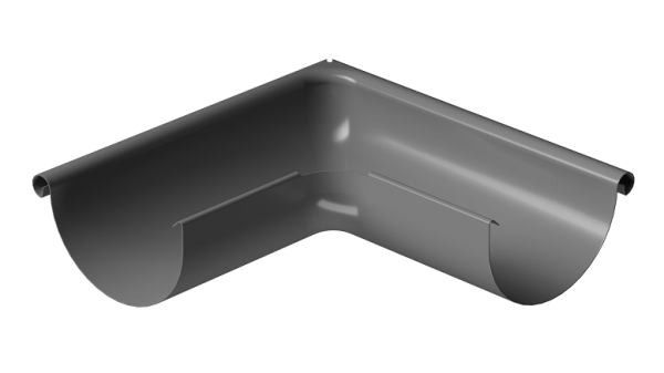 Угол внешний 90° D125 Döcke STAL PREMIUM Графит, (RAL 7024) купить в Азове