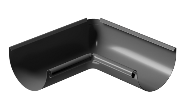 Угол внутренний 90° D125 Döcke STAL PREMIUM Графит, (RAL 7024) купить в Азове