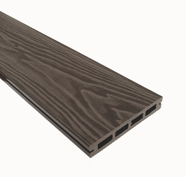 Террасная доска из ДПК Terrapol Смарт 3D Пустотелая с пазом Тик Киото купить в Азове