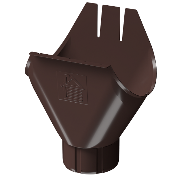 Воронка желоба D125 Döcke STAL PREMIUM Шоколад, (RAL 8019) купить в Азове