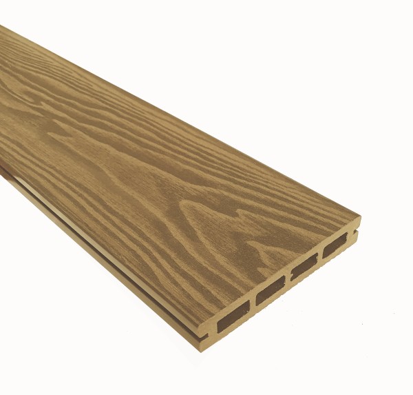 Террасная доска из ДПК Terrapol Смарт 3D Пустотелая с пазом Дуб Севилья купить в Азове