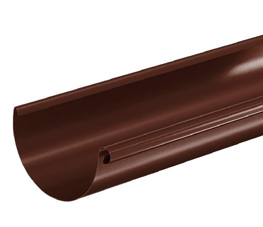 Водосток Aquasistem, система 125x90 - Водосточный желоб 3.00м RAL 8017 Коричневый купить в Азове