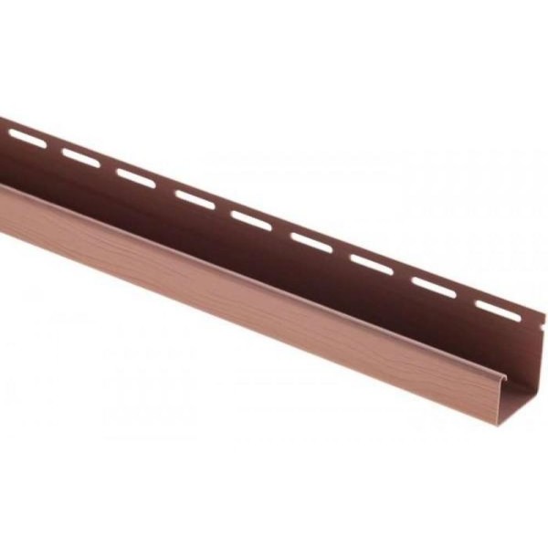 J-профиль Люкс Крашенный, T-15, ВН, Красно-коричневый купить в Азове