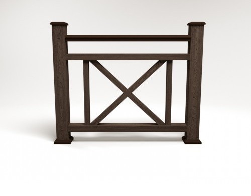 Ограждение из ДПК FG2 венге купить в Азове