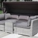 Диван-Трансформер AFINA плетеный из иск. ротанга AFM-320G Grey купить в Азове