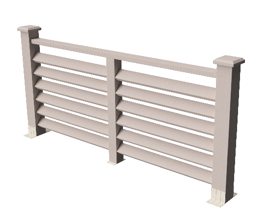 Ограждения декоративное ДПК GRINDERDECO Босфор выбеленый дуб купить в Азове