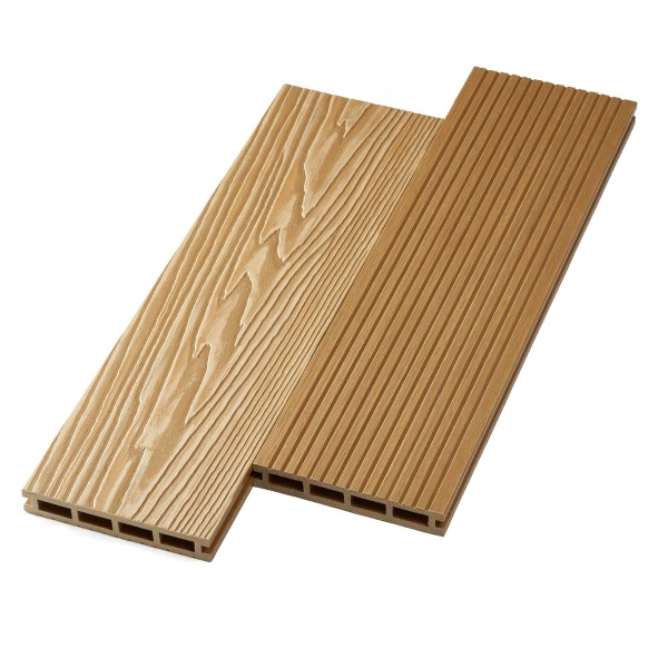 Террасная доска ДПК NanoWood двусторонняя New 3D тиснение + вельвет Орех купить в Азове