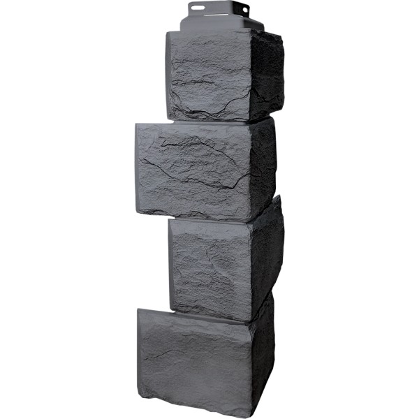 Цокольный сайдинг FineBer – Серия “Камень природный”, Угол наружный Кварцевый купить в Азове