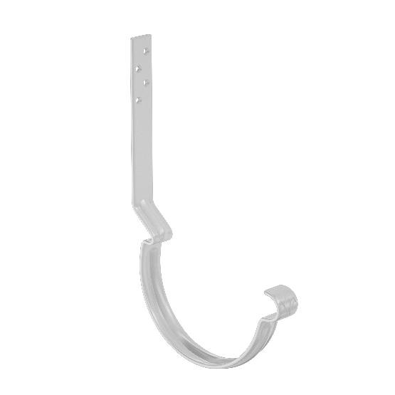 Водосток Aquasistem, система 150/100 - Крюк крепления желоба длинный RAL 9003 Белый купить в Азове