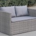 Диван-Трансформер AFINA плетеный из иск. ротанга S330G-W78 Grey купить в Азове