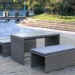 Диван-Трансформер AFINA плетеный из иск. ротанга S330G-W78 Grey купить в Азове