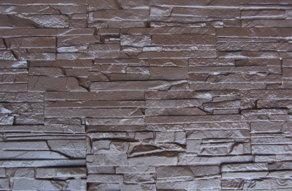 Фасадная панель Аэлит Пласт плоский Коричневый купить в Азове