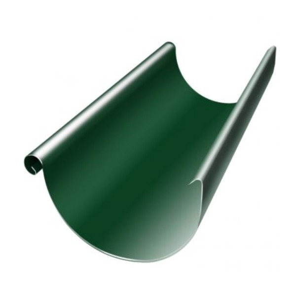 Водосток Grand Line 125x90 – Желоб 3м RAL 6005 купить в Азове