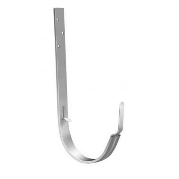 Водосток Grand Line 150x100 – Кронштейн длинный RAL 9003 купить в Азове