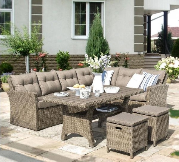 Комплект мебели AFINA плетеной из иск. ротанга AFM-307B Beige купить в Азове