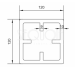 Столб SEQUOIA Evolution 3D WOOD BLACK купить в Азове