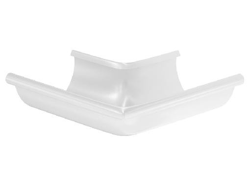 Водосток Aquasistem, система 150/100 - Угол желоба, наружный 90° RAL 9003 Белый купить в Азове