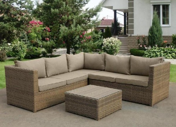 Комплект мебели AFINA плетеной из иск. ротанга YR825B Beige купить в Азове