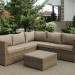 Комплект мебели AFINA плетеной из иск. ротанга YR825B Beige купить в Азове