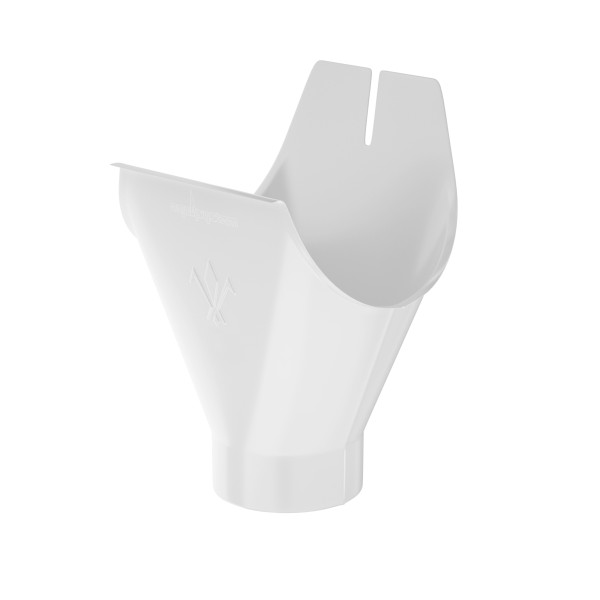 Водосток Aquasistem, система 125x90 - Воронка желоба RAL 9003 Белый купить в Азове