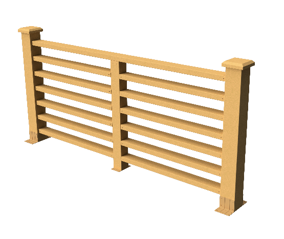 Ограждения декоративное ДПК GRINDERDECO Марсело песчаник купить в Азове