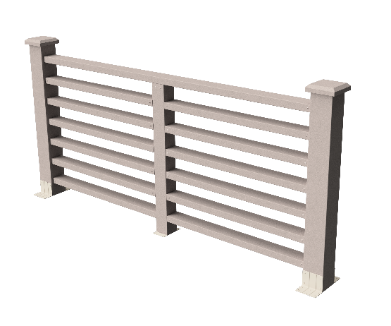 Ограждения декоративное ДПК GRINDERDECO Марсело выбеленый дуб купить в Азове