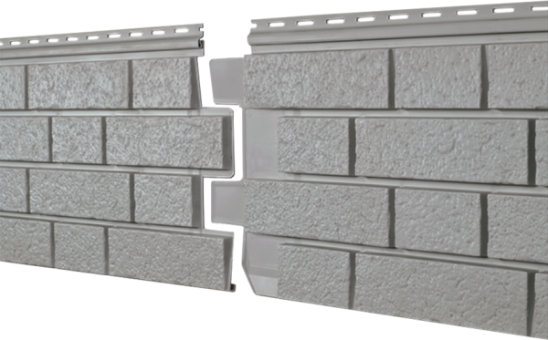 Фасадная панель Ю-пласт Стоун Хаус S-Lock Клинкер Нордик дым купить в Азове