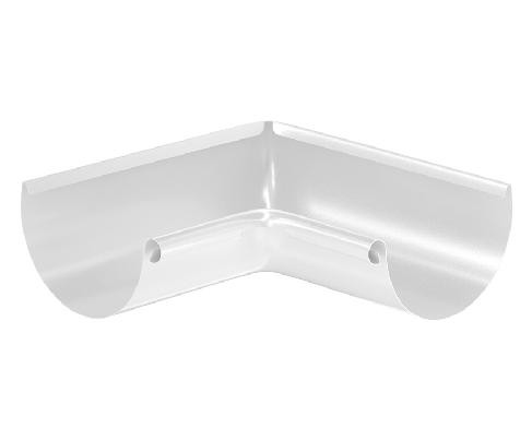 Водосток Aquasistem, система 125x90 - Угол желоба, внутренний 90° RAL 9003 Белый купить в Азове