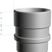 Муфта Docke Lux ПВХ Пломбир купить в Азове