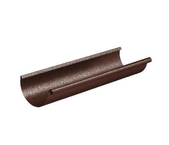 Водосток Aquasistem, Система 125x90 - Желоб водосточный 3 метра RAL 8017 Коричневый matt купить в Азове