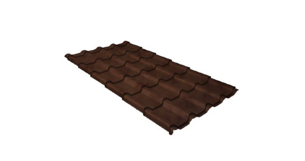 Металлочерепица камея 0,45 Safari Twincolor Brown купить в Азове