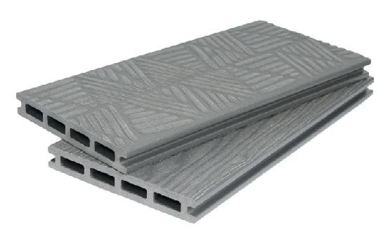 Террасная доска ДПК POLIVAN GROUP 3D+3D NEW пустотелая двухсторонняя DENPASAR Серый купить в Азове