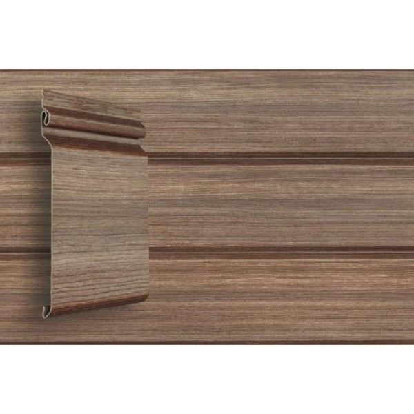 Виниловый сайдинг Grand Line Natural-Брус Tundra - Кедр купить в Азове