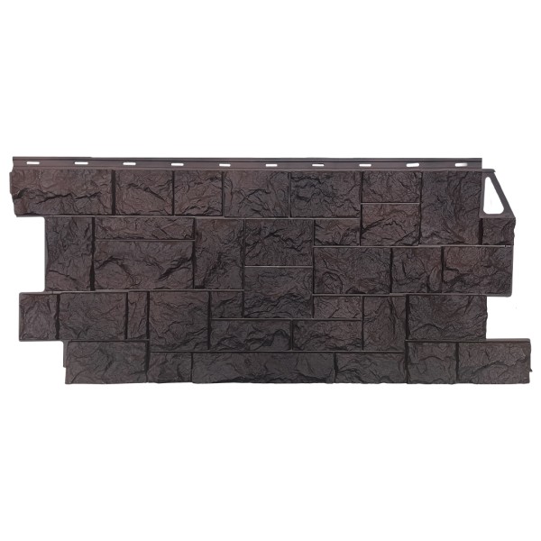 Фасадная панель FineBer, Камень Дикий, Коричневый купить в Азове