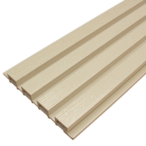 Фасадная доска из ДПК Faynag Wood Рейка Слоновая кость купить в Азове