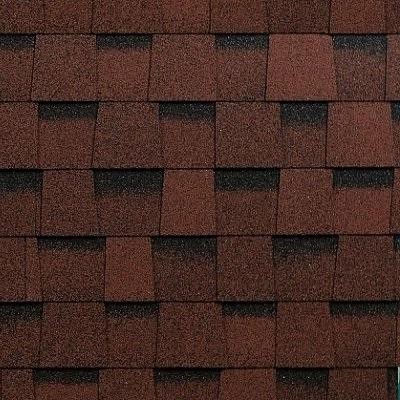 Двухслойная ламинированная черепица Shinglas, серия Фазенда – Красный купить в Азове