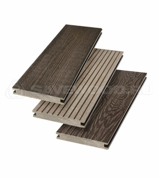 Террасная доска SW Fraxinus (R) полнотелая «SaveWood» Темно-коричневый купить в Азове