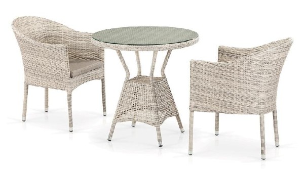 Комплект плетеной мебели AFINA из иск. ротанга T705ANT/Y350-W85 Latte 2Pcs купить в Азове