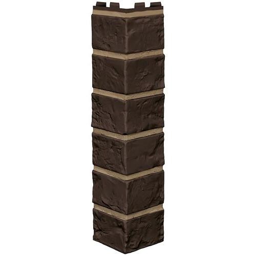 Угол наружный ТЕХНОНИКОЛЬ Оптима Кирпич Тёмно-коричневый купить в Азове