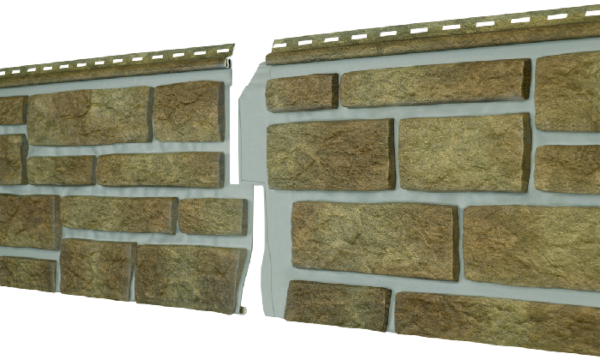 Фасадная панель Ю-пласт Стоун Хаус S-Lock Таганай вулканический купить в Азове