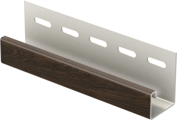 J-планка к Софиту PRO Тёмный орех купить в Азове