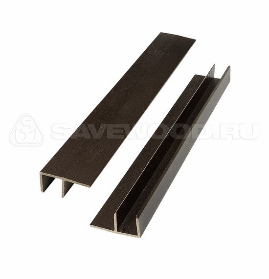 F-профиль ДПК Savewood – Тёмно-коричневый купить в Азове