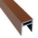 П-профиль Алюминиевый EasyDecking 35x25 Коричневый купить в Азове