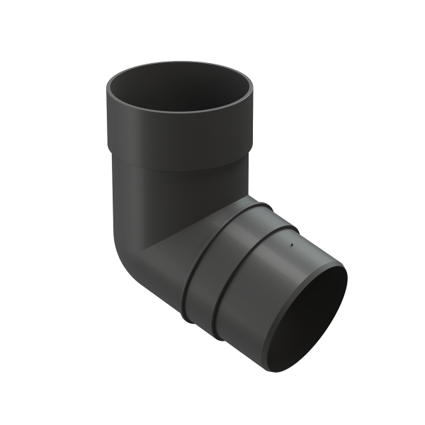 Колено 72˚ для водосточной трубы Docke Premium Графит купить в Азове